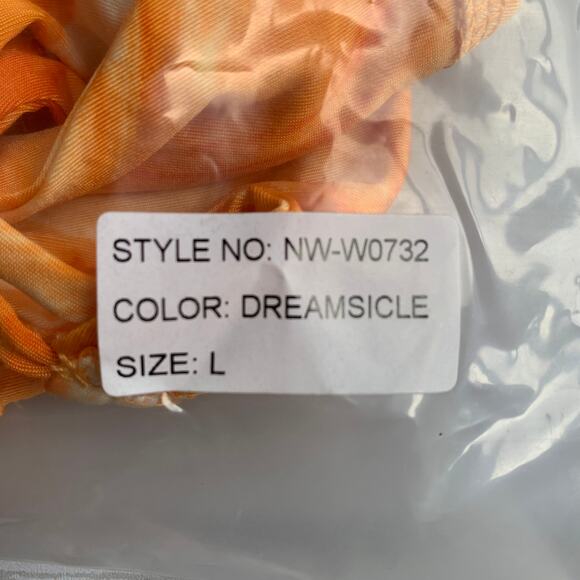 NWT Naked Wardrobe Bikini Set in Orange Swirl - Picture 10 of 11